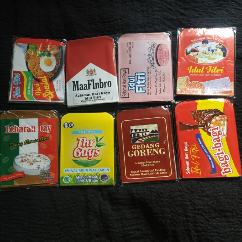 

amplop lebaran termurah motif snack