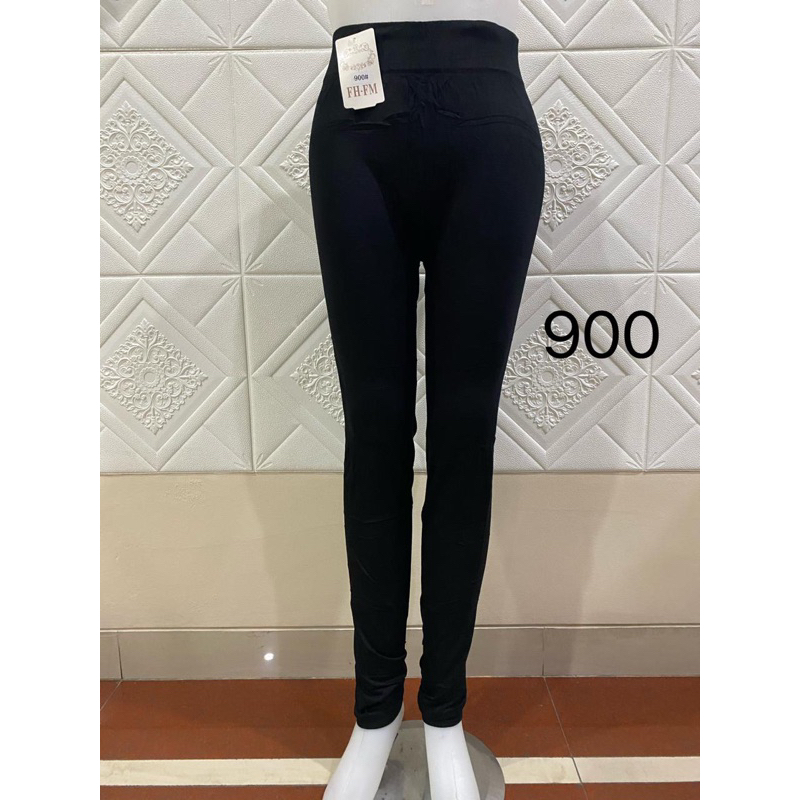 Celana legging leging polos Stretch bahan adem melar original import