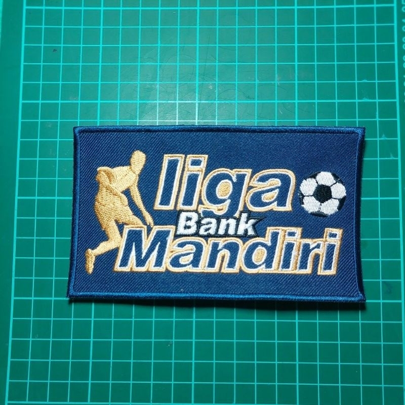 PATCH/EMBLEM BORDIR LIGA BANK MANDIRI - LIGA INDONESIA