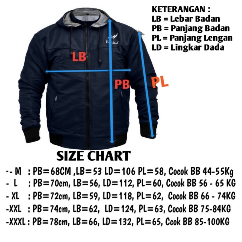 Jaket Parasut Bolak Balik Jumbo Big Size L-XXXL Pria Dewasa Terbaru Original Hoodie Bandung Distro XXL Polos Resleting 100% Keren Waterproof Anti Angin Air  Cowok 2022 Laki laki Cowo Parasit Anti Air  Jacket Jeket Bagus Tudung Bol bal Casual Motor