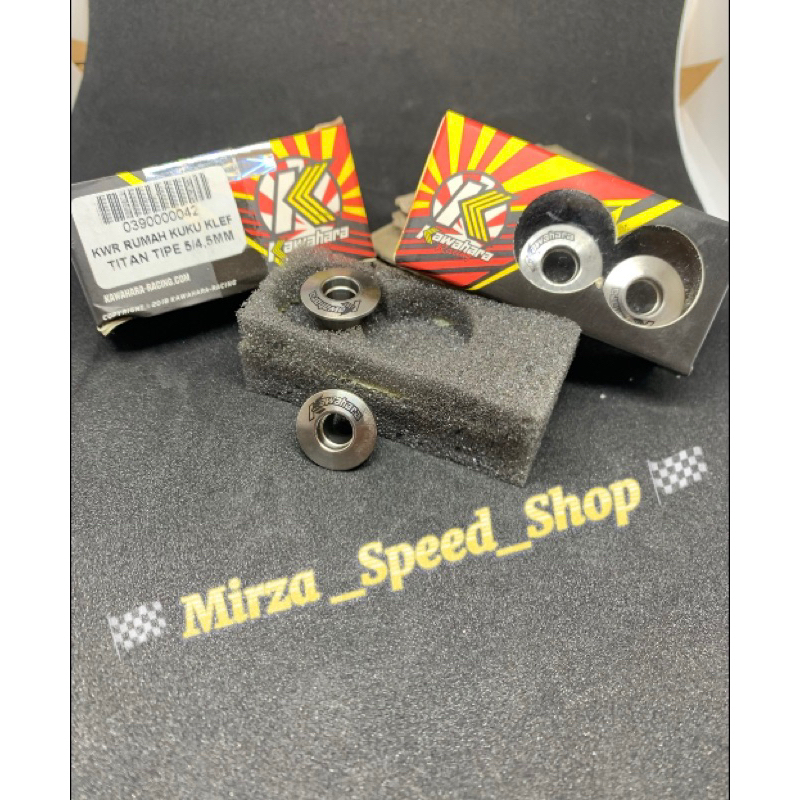 RETAINER KLEP TITANIUM KAWAHARA RACING TIPE 5 KHUSUS SATRIA FU