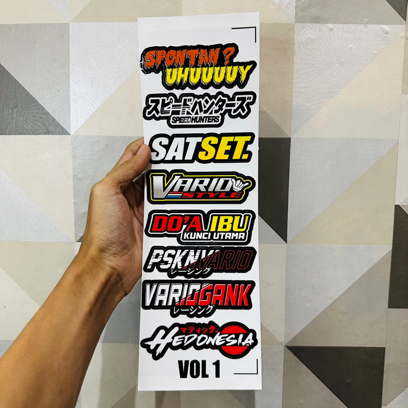 

stiker pack vol 11-20 print cut