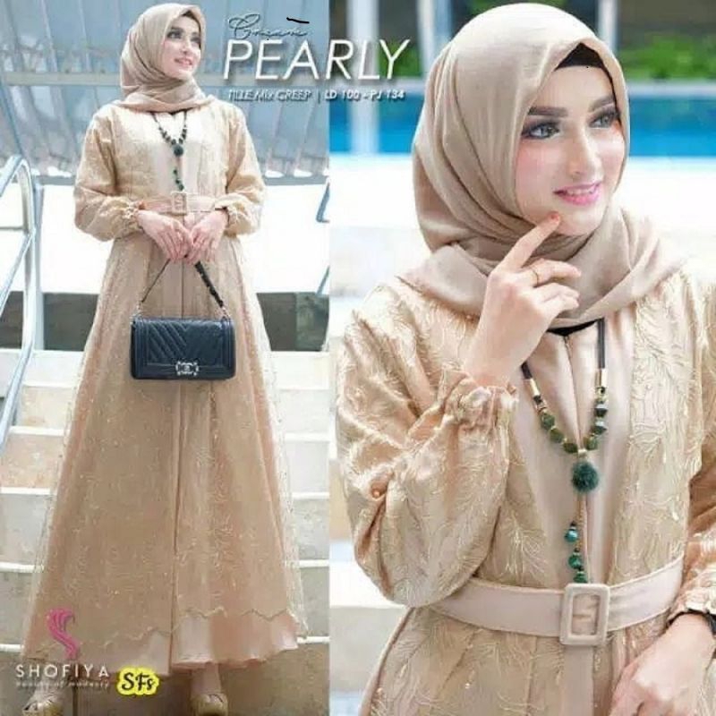 GAMIS MAXI BRUKAT//GAMIS JUMBO PEARLY BRUKAT