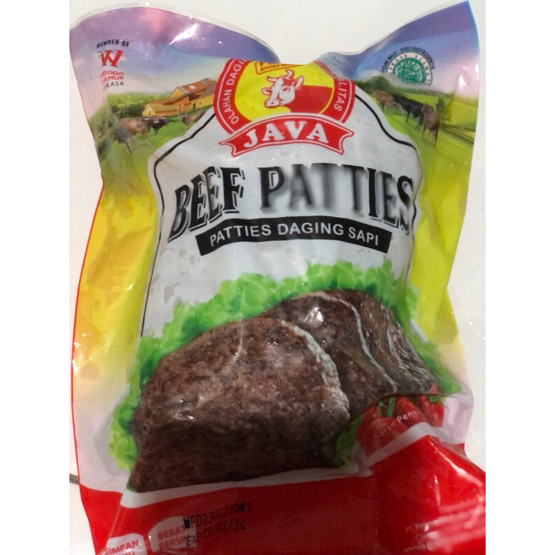Java Beef Patties / Patties daging sapi 500gr