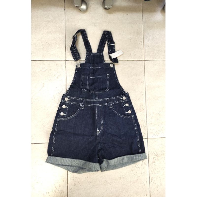 Jumpsuit Overall Wanita Jeans Denim Browny
