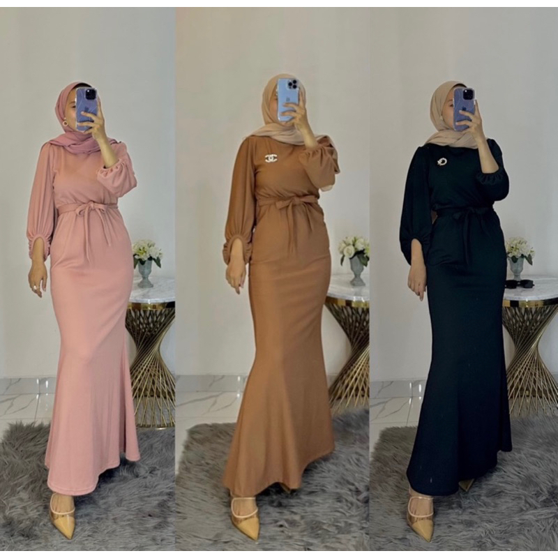 ARIN DRESS DUYUNG KNIT PREMIUM