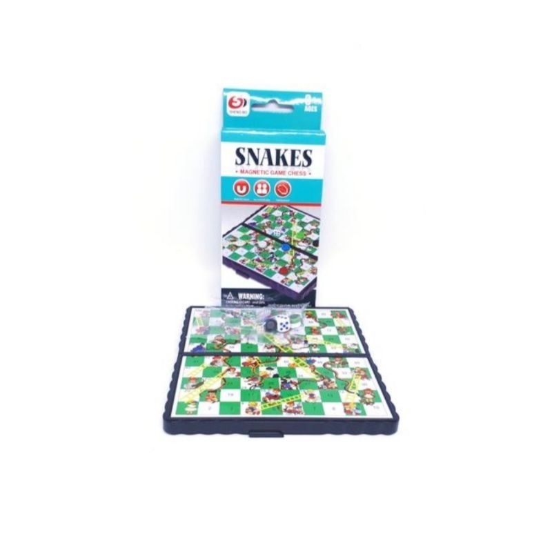 mainan jadul ular tangga magnet