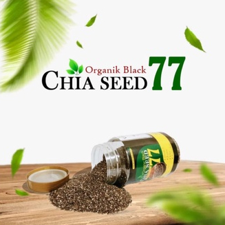 

Black Chia Seed Organik 77 200 gr Superfood Pelengkap Nutrisi