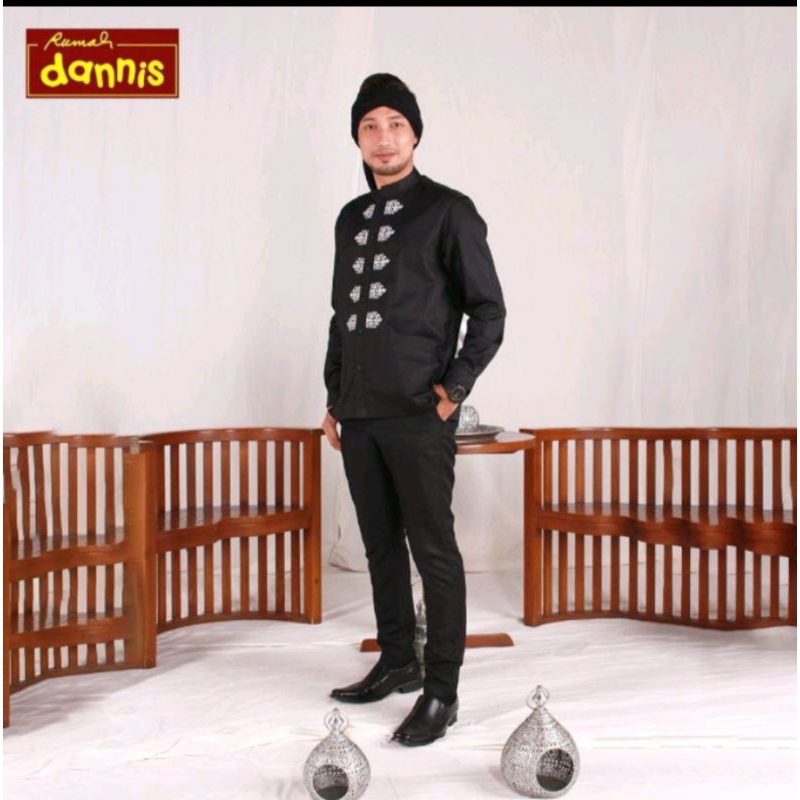 Abaya Koko Sarimbit Dannis d' ningrat