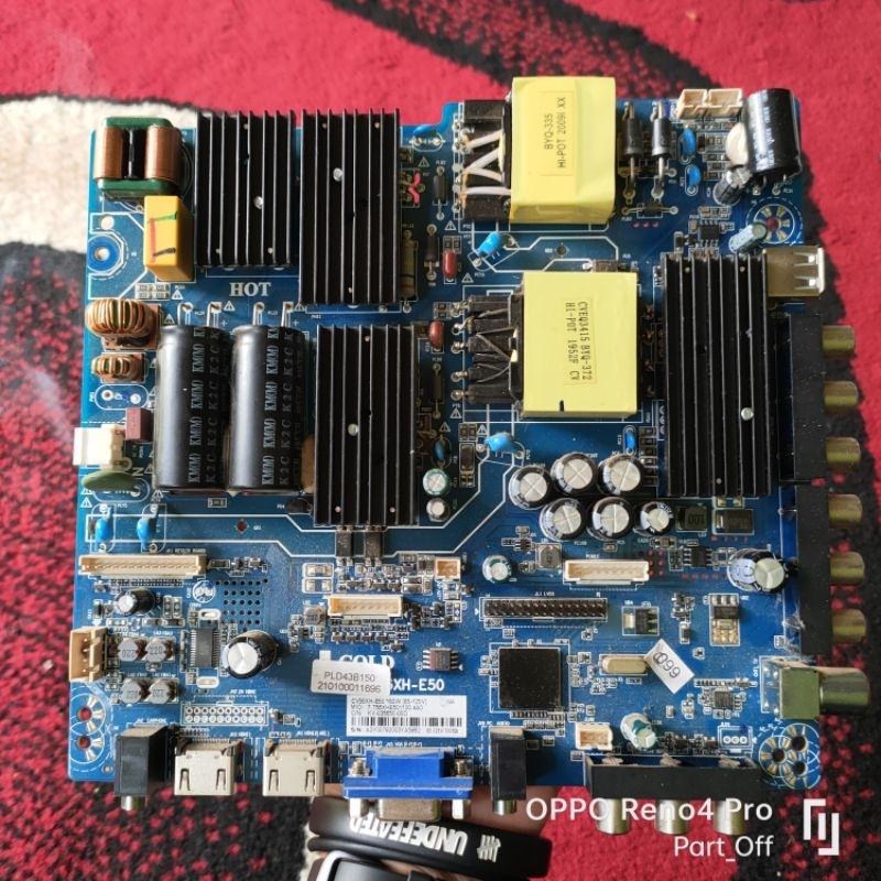 MB MAINBOARD MESIN TV POLYTRON PLD43B1550 PLD43B150 PLD 43B1550 43B150