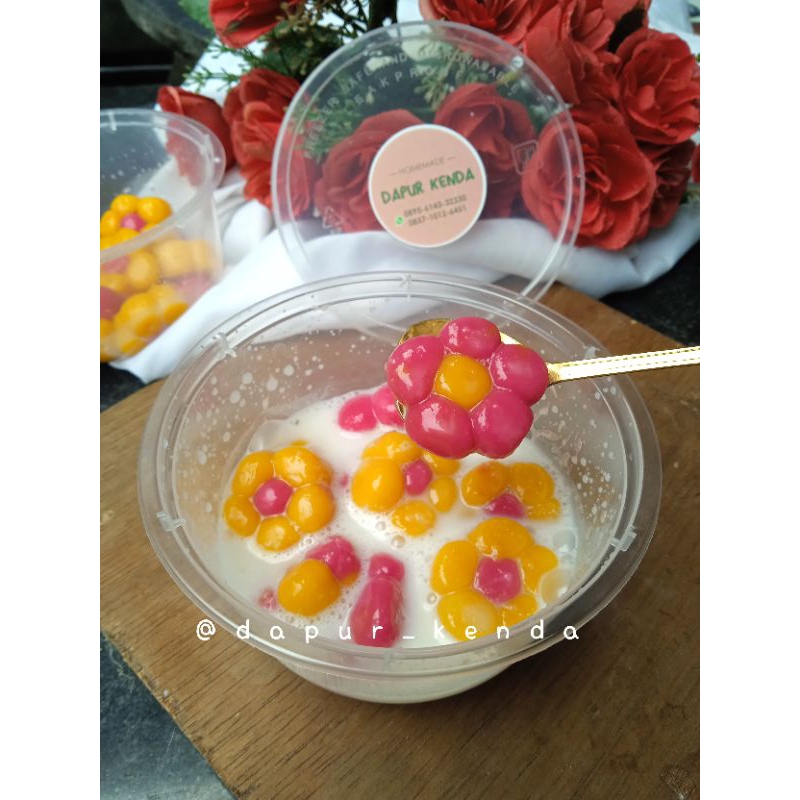 

Bua Loy Thailand 1 pack 7k / Kolak Ala Thailand / Bua Loy Dessert / Bunga Bua Loy Dessert Santan / Thai Dessert / Menu Takjil Berbuka Puasa Gluten Free / Cemilan Gluten Free