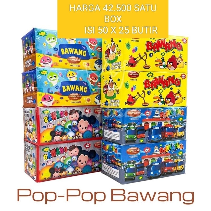 MAINAN ANAK POP POP BAWANG / PETASAN BANTING GROSIR SATU KARTON