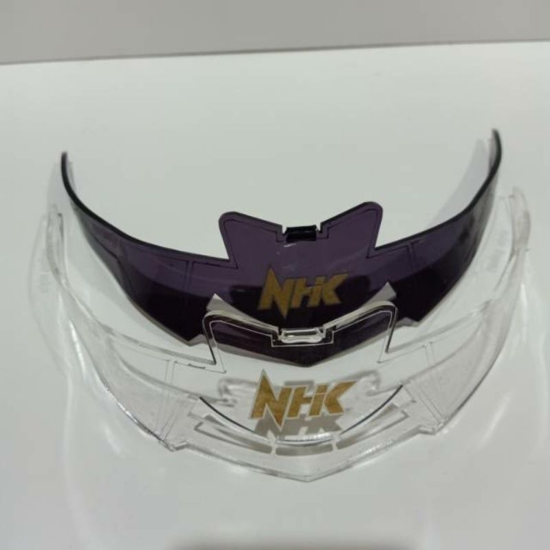 Kaca Flat Helm Visor Iridium PNP NHK GP1000 NHK RX9 GM RACE PRO Iridium Silver Gold Blue Red revo Hitam Bening