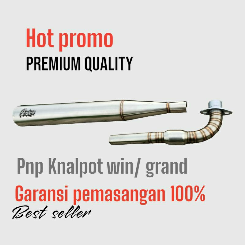 knalpot win astrea grand pnp bahan stanlies