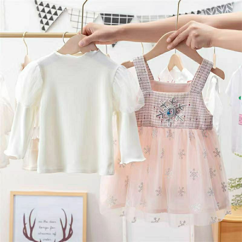 DRESS 2in1 TWEED IMPOR PREMIUM USIA 1 - 4 TAHUN