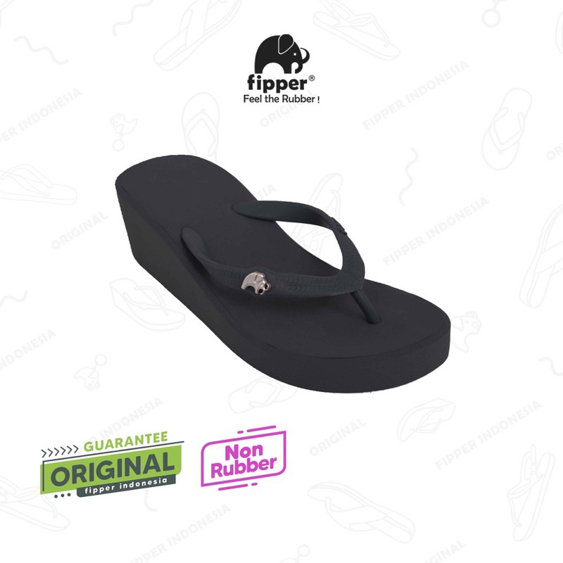Fipper Wedges S Black/Black