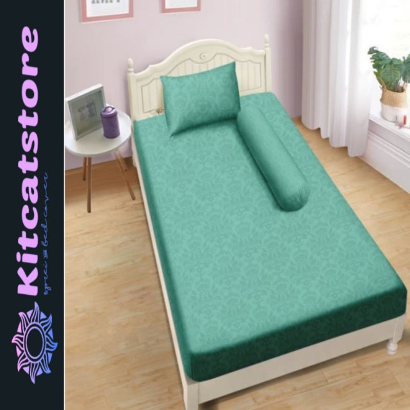 Sprei Flat ALOHA Single 120 (120x200) Motif Aqua