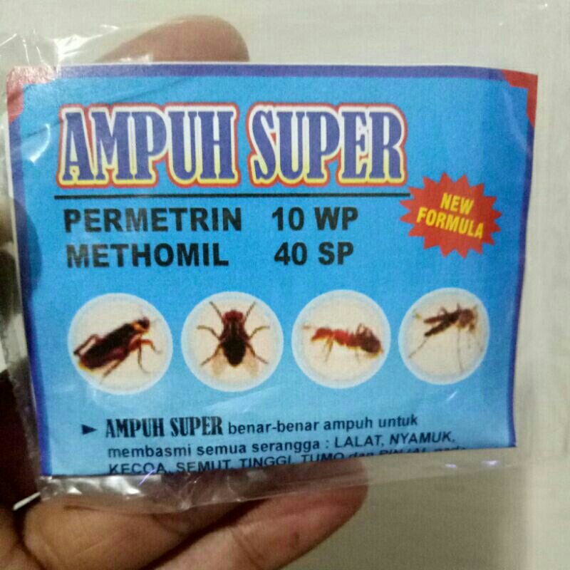 AMPUH SUPER pembasmi Serangga Lalat Nyamuk Kecoa Semut Tinggi Tumo dan Pinjal Pada Hewan