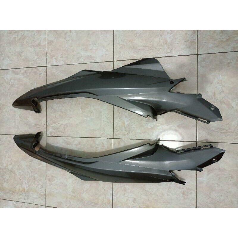 cover body motor Suzuki Satria Fu facelift new warna abu-abu