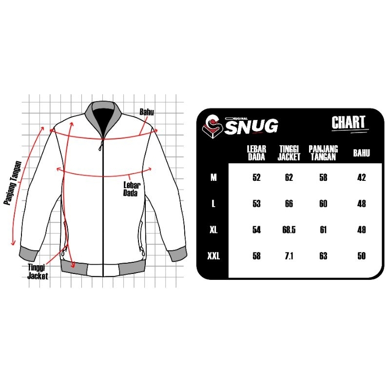 JAKET PRIA - JAKET HARIAN - JAKET KANTOR - JAKET BOMBER CASUAL - JAKET BOMBER ORIGINAL SNUG