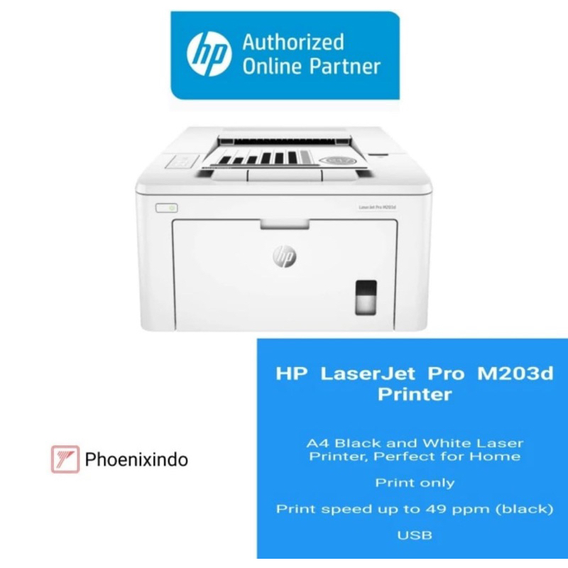 HP LaserJet Pro M203d Printer M 203d M 203 d M203