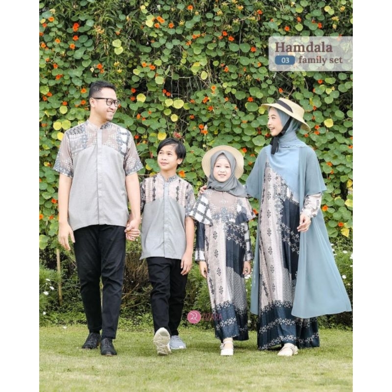 ZIZARA Sarimbit Gamis Koko Anak Motif HAMDALA 03 04 Eid Collection