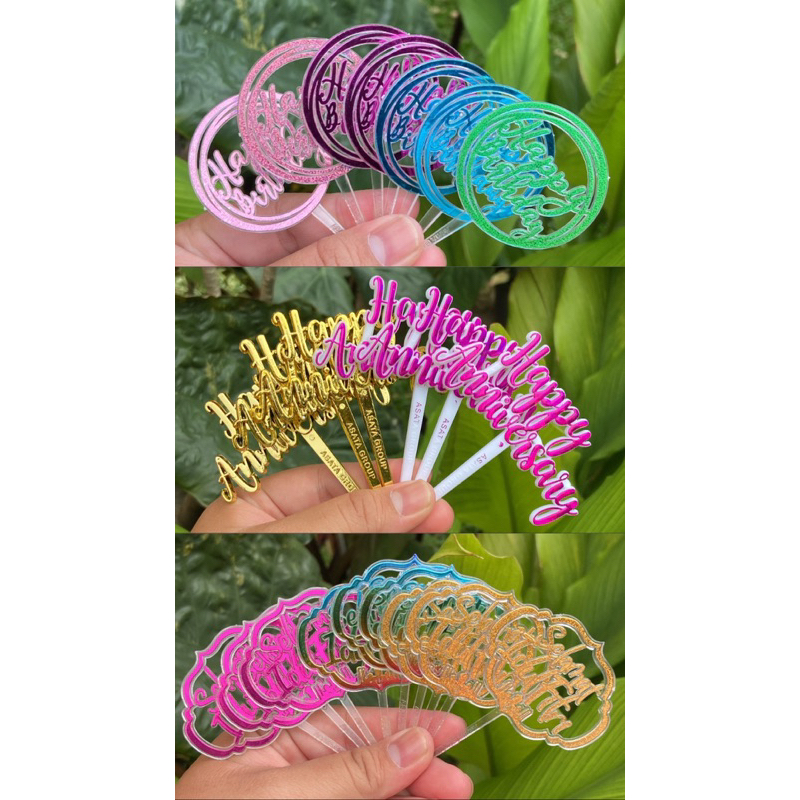 

Extra topper HBD/Anniv