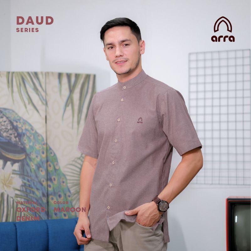 Baju Koko Murah Bandung Terbaru By Arra Koko Casual Koko Daud Marun
