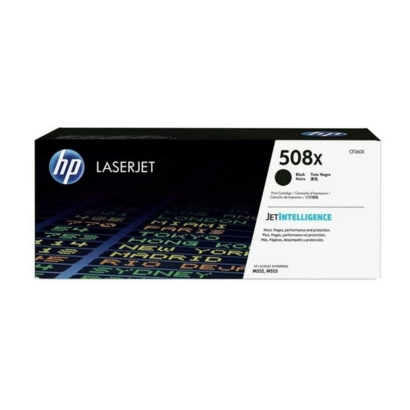 TONER HP LASERJET 508X BLACK ORIGINAL