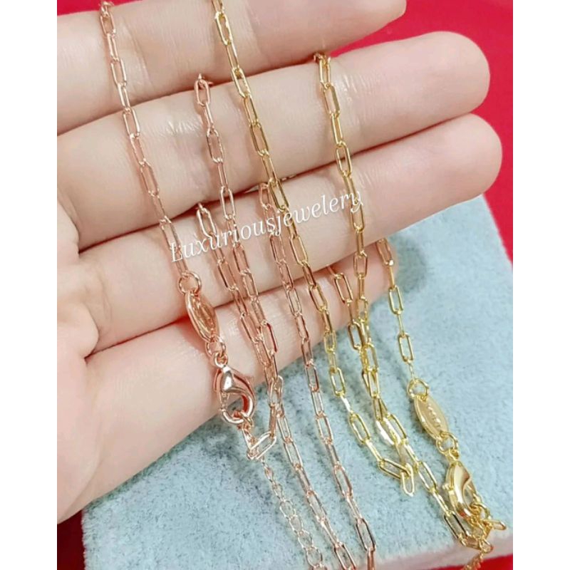 Kalung authentic paperclip mini premium