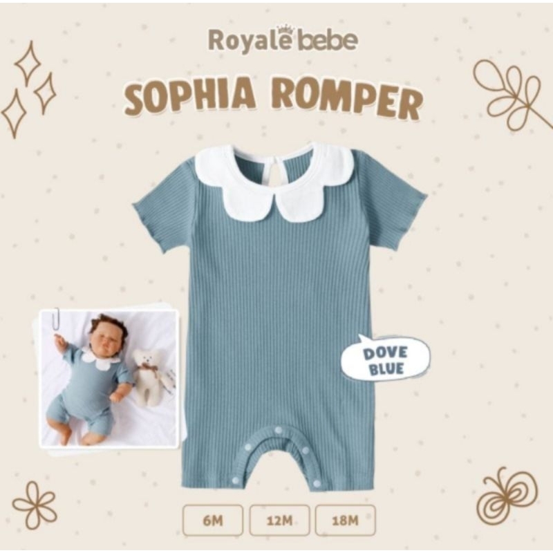 Royale Bebe Sophia Romper (6-18m) Sleepsuit Bayi RB-SR6-18M