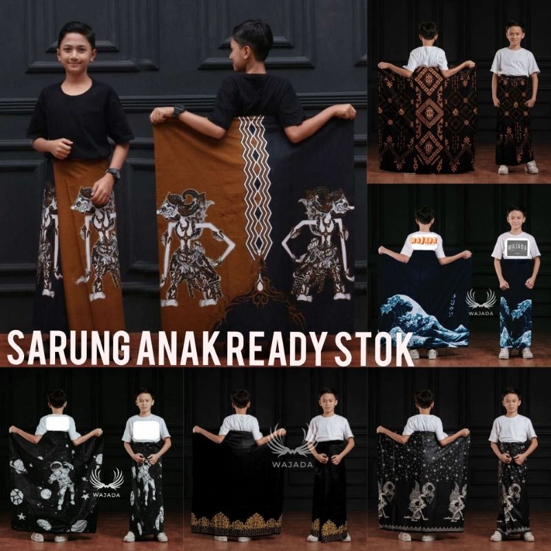 SARUNG BATIK ANAK TERBARU DAN TERLARIS ASLI PEKALONGAN /SARUNG LUKIS  KARAKTER