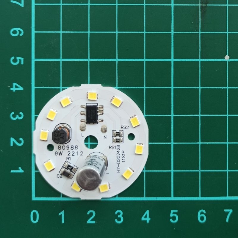 PCB LAMPU LED 9 WATT PREMIUM GRATIS BUBBLE DAN KARDUS
