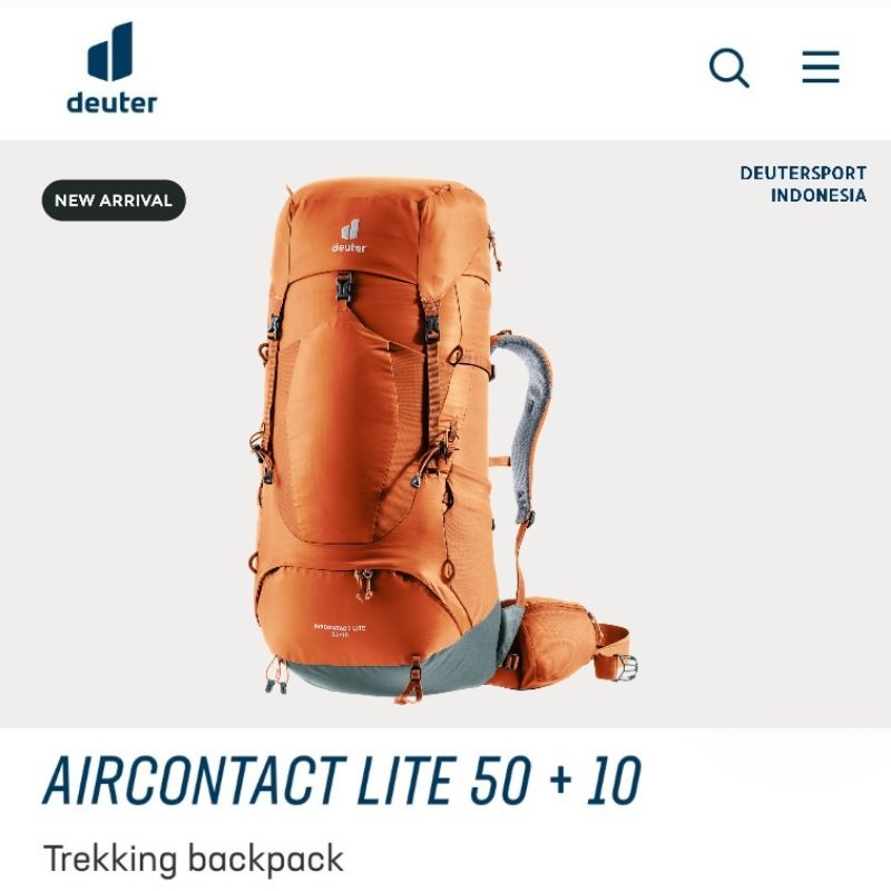 Deuter Aircontact Lite 50 10 Trekking Backpack