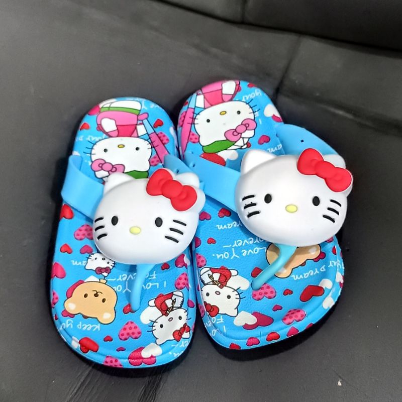 Sandal anak hello kitty Sandal import anak perempuan Sendal trendy wanita