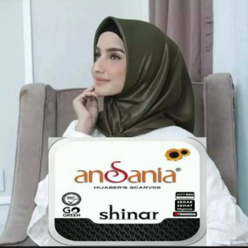hijab ansania / jilbab ansania glamour square / hijab segi empat