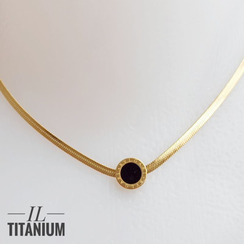 Kalung titanium choker k04164