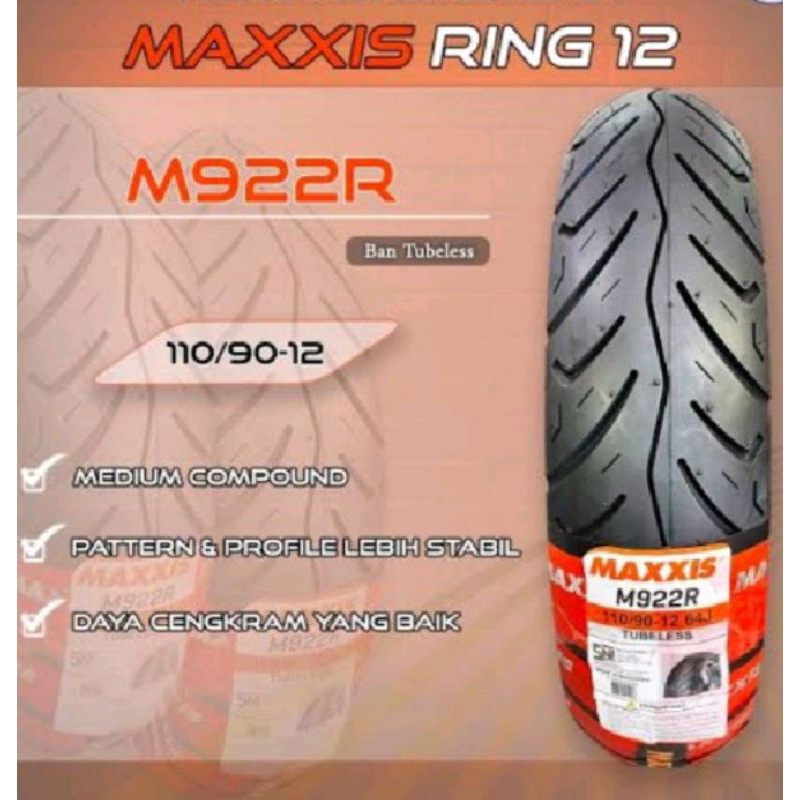 Ban maxxis ring 12 Scoopy prestige ban scoopy 100/90-12 110/90-12