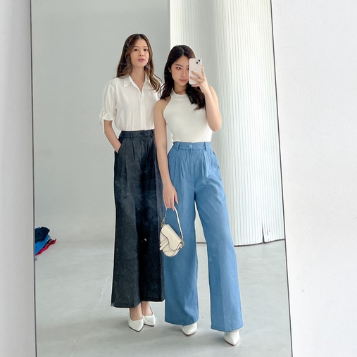 Archie Denim Pants / Denim Pants / Celana Panjang Denim / Casual Korean Pants