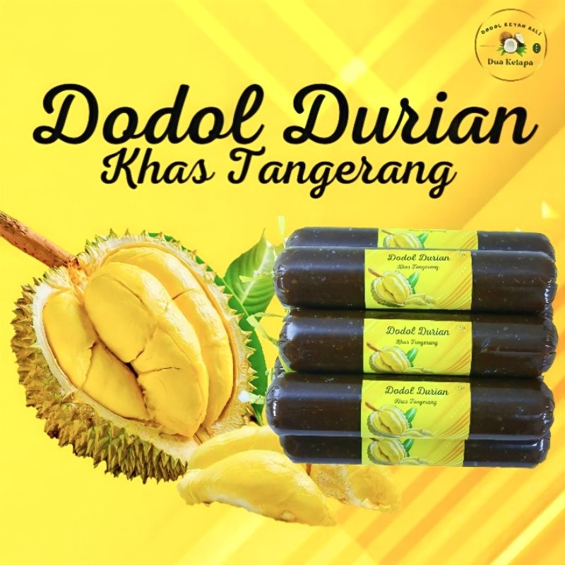 

Dodol Durian Asli 200gr Khas Tangerang Fresh Harum Legit