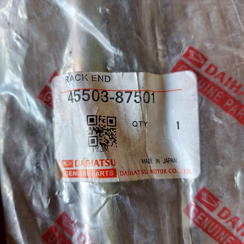 Rack End/Long Tie Rod Daihatsu Espass S91 S92 merkDaihatsu 44503-87501