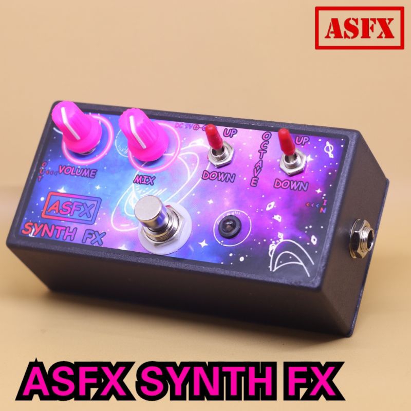 Efek ASFX SYNTH FX 8 bit sound octave up oktaf down untuk gitar dan bass