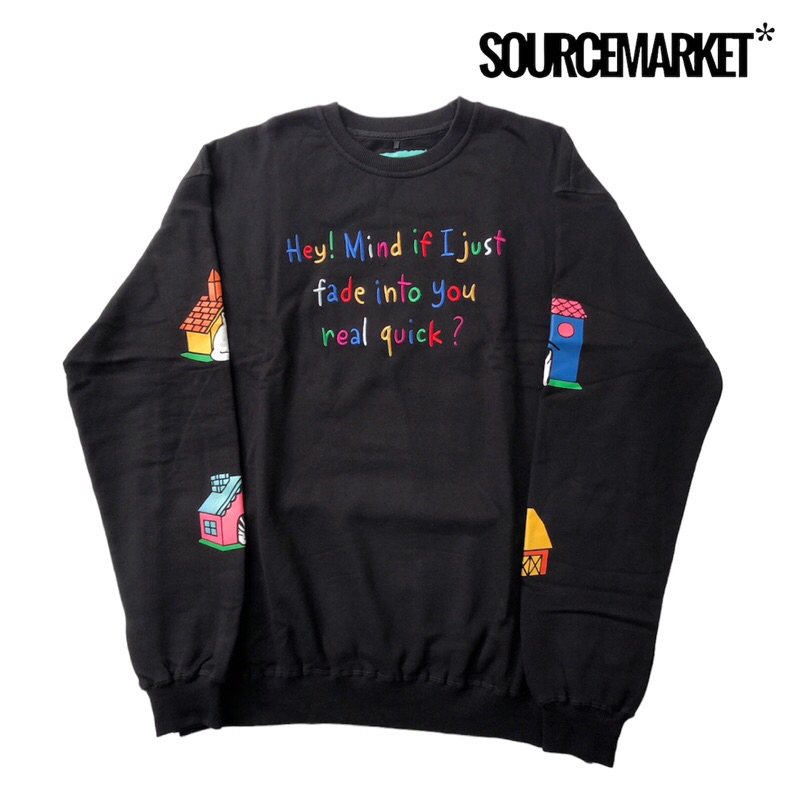 Based Club Full House Sweater Crewneck Black Second Original