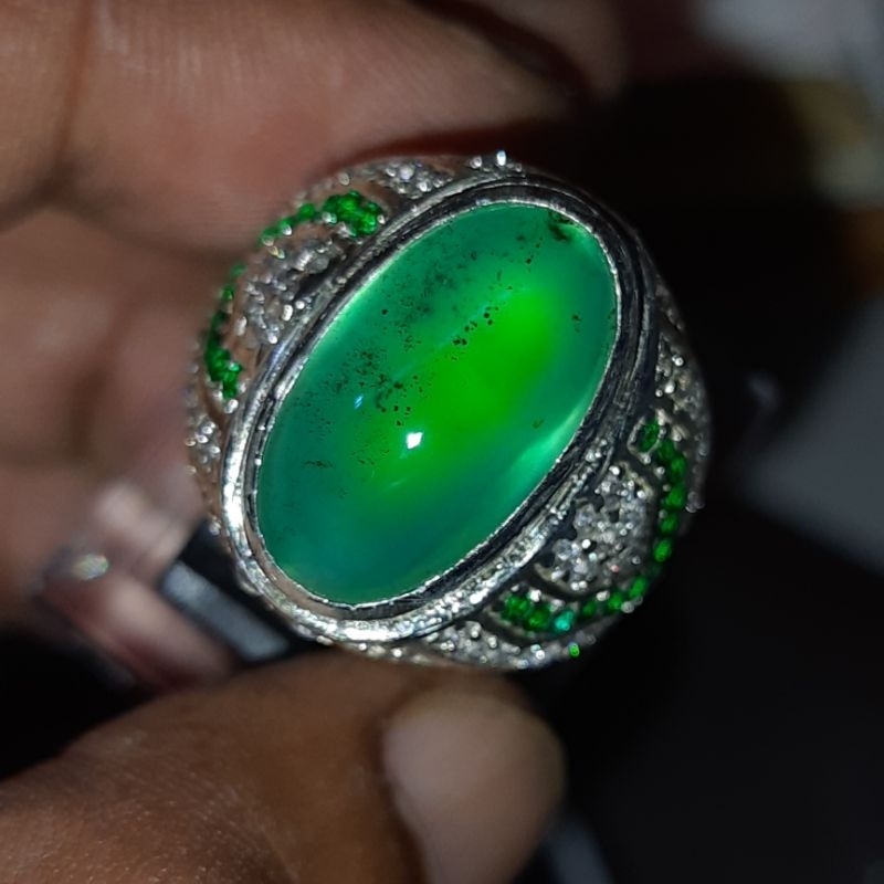 Cincin Batu Bacan Doko Asli Natural original