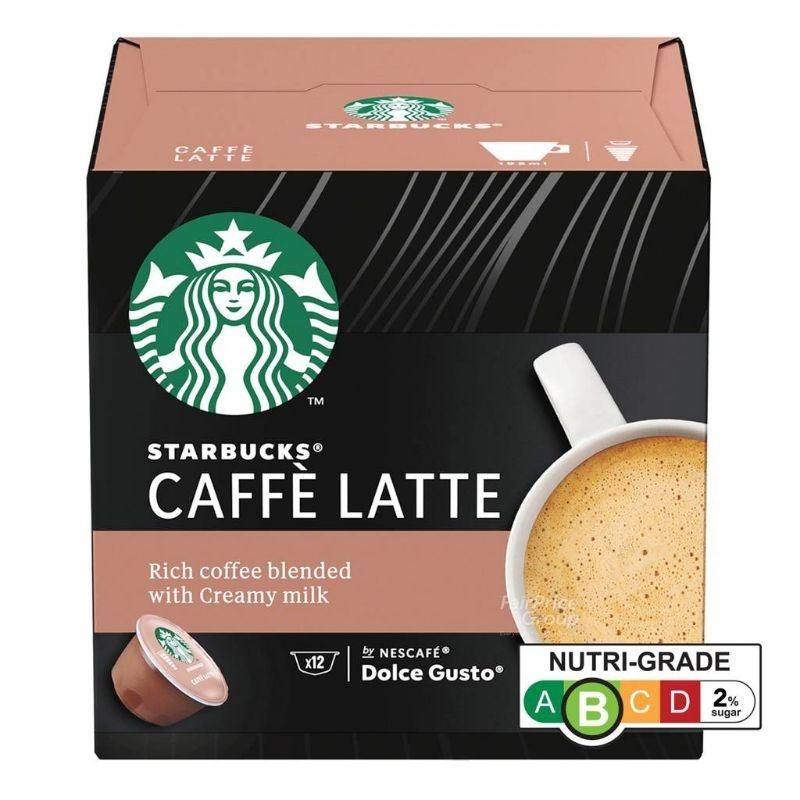 

Starbucks Coffee Capsules ISI 12 -Caffe Latte