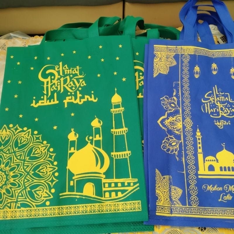 tas lebaran IDUL FITRI/GOODIE BAG/TAS PRESS LEBARAN 30X40