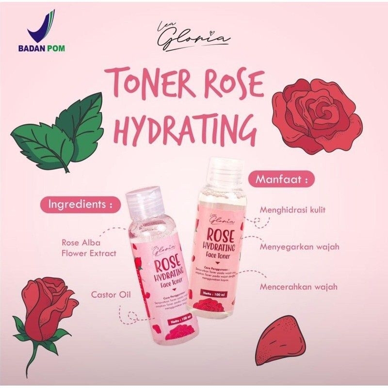 Lea Face Toner 100Ml BPOM | Toner Wajah by Lea Gloria