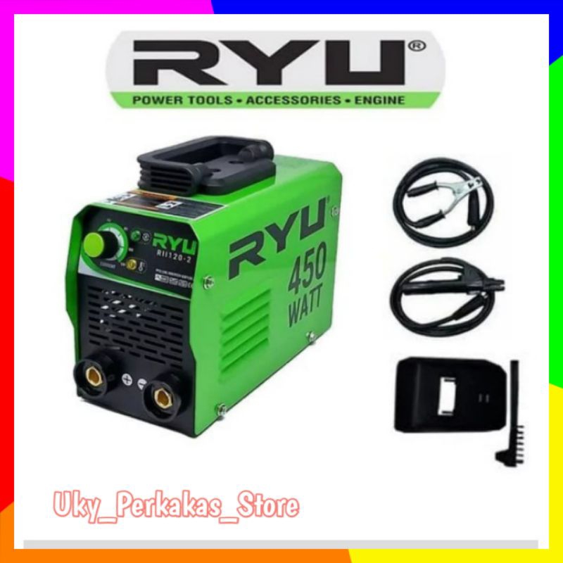 RYU INVERTER MMA 120 IGBT / MESIN LAS RYU / MESIN TRAFO LAS / WELDING