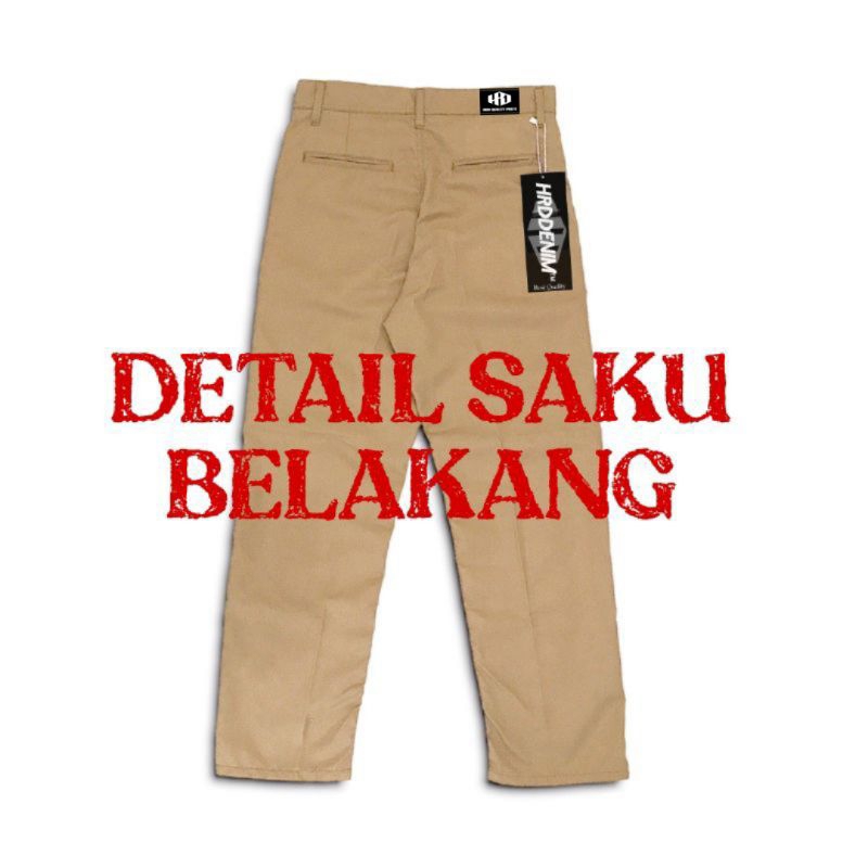 Celana Chinos Standar Reguler Straight Fit Panjang Pria/Celana Chino Cinos Reguler Pria Standar Jumbo Warna Abu Cream Mocca Abu dan Hitam