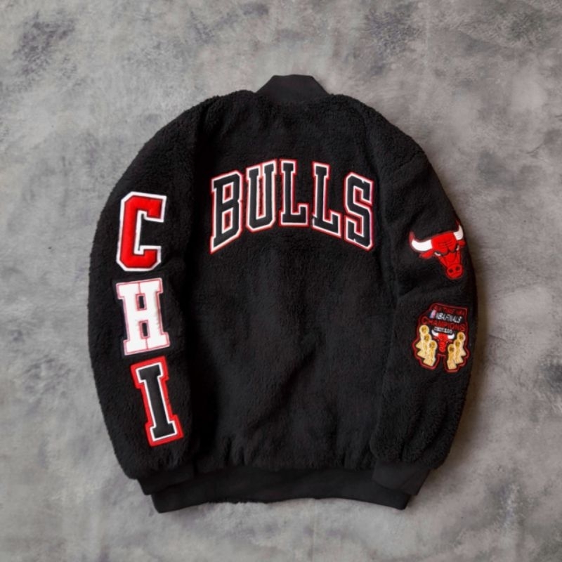 SHERPA JAKET CHICAGO BULLS FULLTAG &amp; LABEL